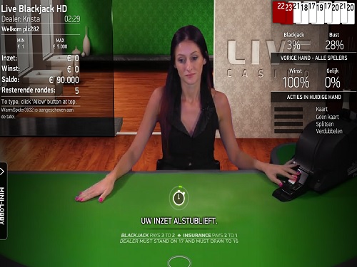 Live Blackjack